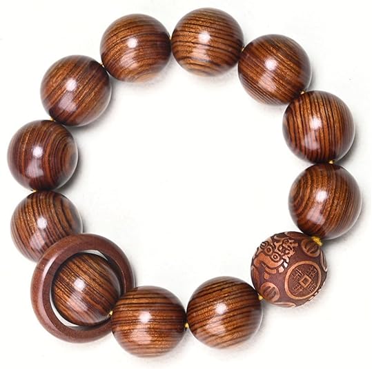 Traditional wooden transfer beads
